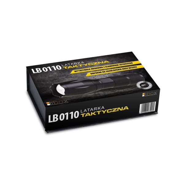 oświetlenie 7 alibiuro.pl Latarka akumulatorowa Libox LB0110 Zasig 700m Biay zimny 14