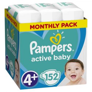 pieluchy 7 alibiuro.pl Pampers Zestaw pieluch Active Baby MTH Box 4 10 15 kg 152 85