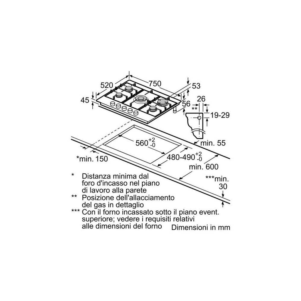 płyty grzejne do zabudowy 7 alibiuro.pl Pyty gazowa Siemens EC 7A5RB90 5 pl grzejnych kolor inox 91