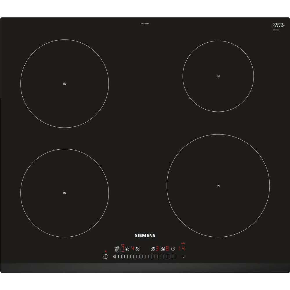 płyty grzejne do zabudowy 7 alibiuro.pl Pyty indukcyjna Siemens 631FEB1E 4 pola grzejne kolor czarny 97
