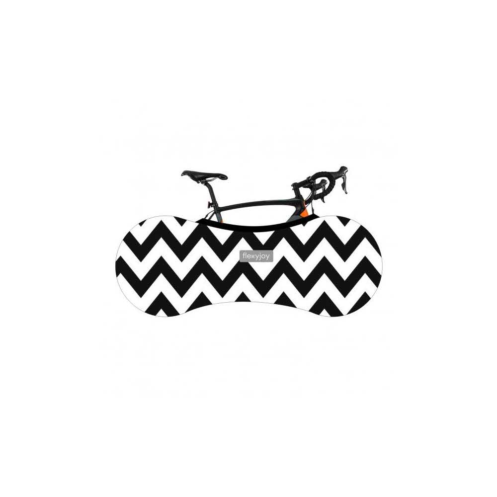 pokrowiec na rower 7 alibiuro.pl FLEXYJOY ELASTYCZNY UNIWERSALNY POKROWIEC NA ROWER Z ETUI TRANSPORTOWYM BIAO CZARNY FJB768 30