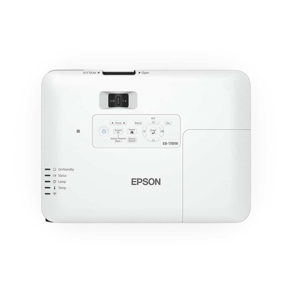prezentacja multimedialna 7 alibiuro.pl Projektor Epson EB 1781W V11H794040 3LCD WXGA 1280x800 3200 ANSI 10000 1 42