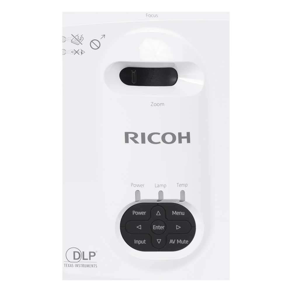 projektory biznesowe 7 alibiuro.pl Projektor Ricoh PJ WX2440 DLP XGA 1024x768 3000 ANSI 2200 1 26