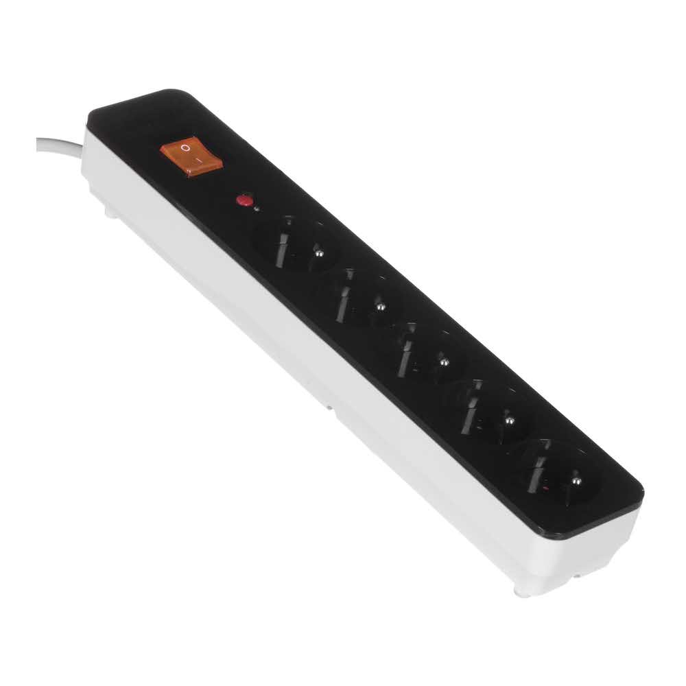 przedłużacze i listwy zasilające 7 alibiuro.pl Listwa przeciwprzepiciowa HSK DATA ALP ACARX5 01N 5 x UTE 10 A 1 5m kolor czarny 62