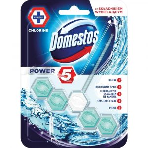 środki czystości 7 alibiuro.pl DOMESTOS Power 5 Kostka zapachowa WC Chlorine 55g 64
