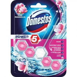 środki czystości 7 alibiuro.pl DOMESTOS Power 5 Kostka zapachowa do WC Pink 55g 72