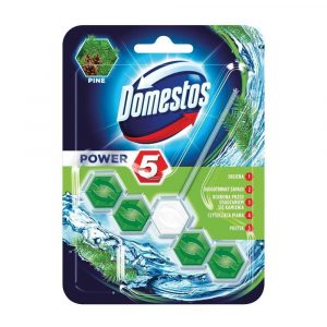 środki czystości i higiena 7 alibiuro.pl DOMESTOS Power 5 Kostka zapachowa do WC Pine 55g 8