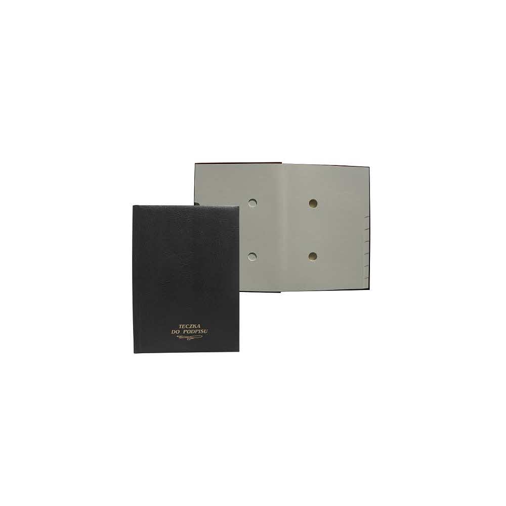 skoroszyty 1 alibiuro.pl Teczka do podpisu twarda oprawa 10k. Warta czarny 1824 920 013 7