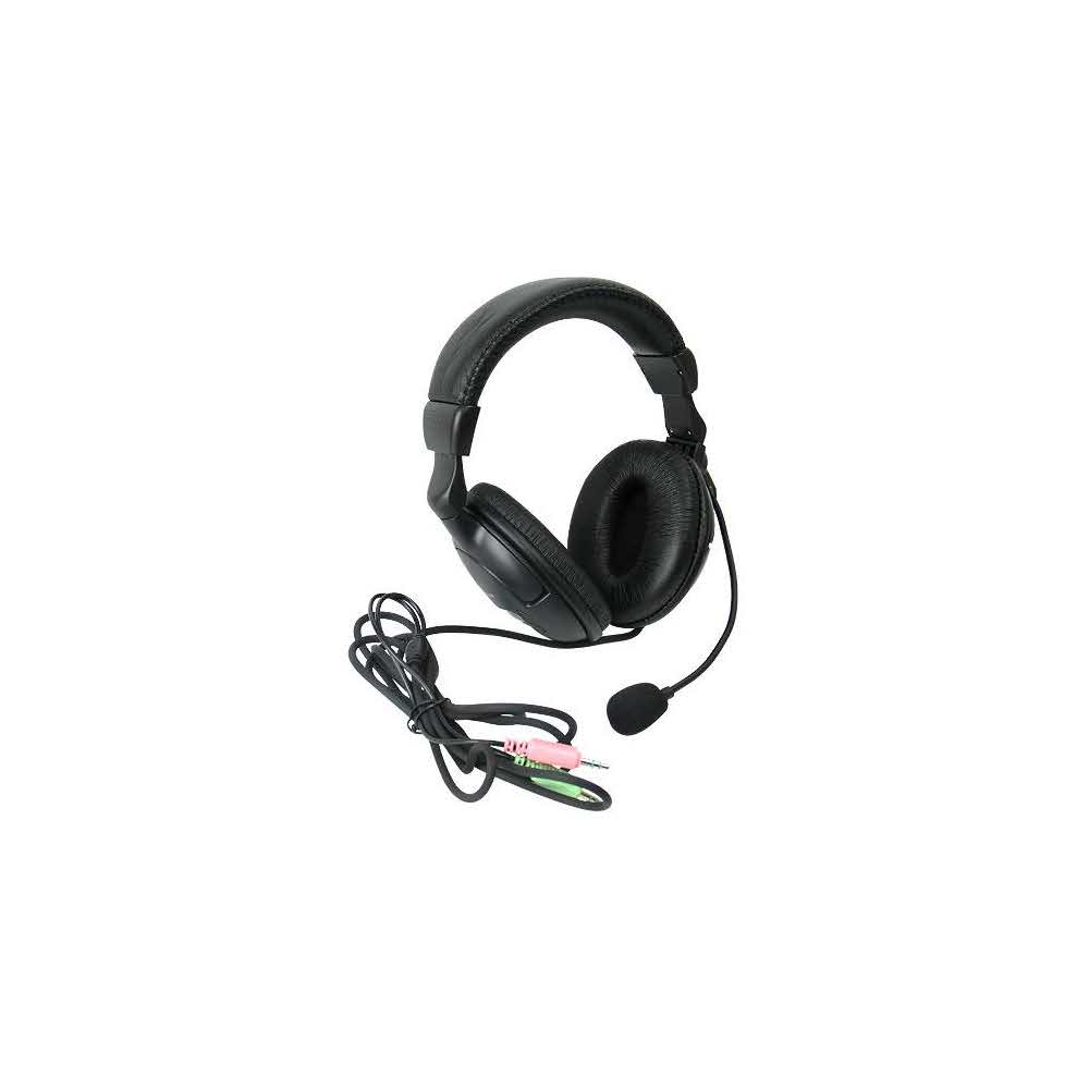 słuchawki 7 alibiuro.pl DEFENDER SUCHAWKI Z MIKROFONEM ORPHEUS HN 898 KABEL 3M CZARNE 63898 96