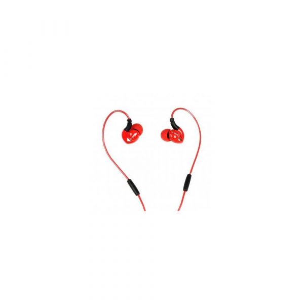 słuchawki przewodowe 7 alibiuro.pl Suchawki z mikrofonem IBOX S1 RED BLACK SHPIS1R douszne z wbudowanym mikrofonem kolor czerwony 74