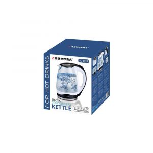 sprzęt AGD 7 alibiuro.pl Czajnik Aurora AU3415 2200W LED filtr 1 8L szko czer biel 41