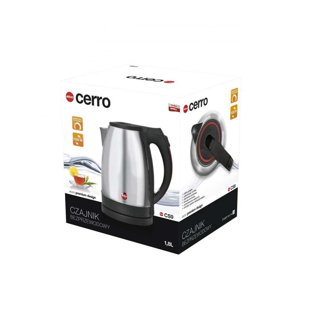 sprzęt AGD 7 alibiuro.pl Czajnik elektryczny ELDOM CS9 1500W 1.8l kolor srebrny 26