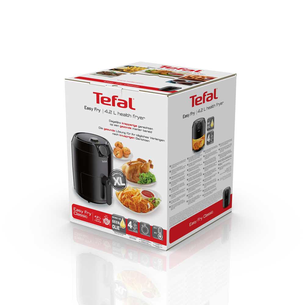 sprzęt AGD 7 alibiuro.pl Frytownica beztuszczowa Tefal Easy Fry Classic EY201815 4 2 l 1 2 kg 1500W kolor czarny 12