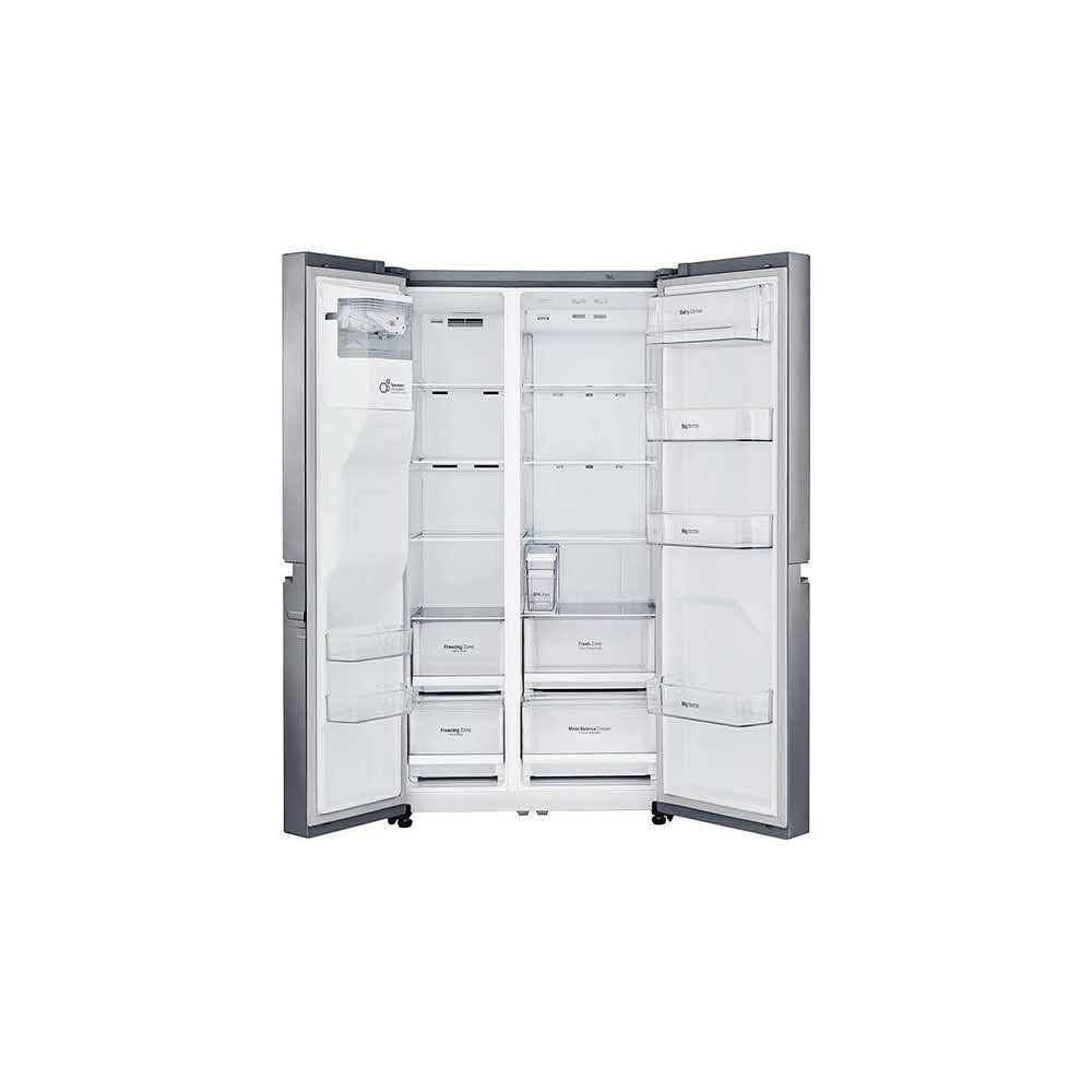 sprzęt AGD 7 alibiuro.pl Lodwka Side by Side LG GSL761PZXV 912mm x 1790mm x 738 mm 405 l Klasa A kolor srebrny 82