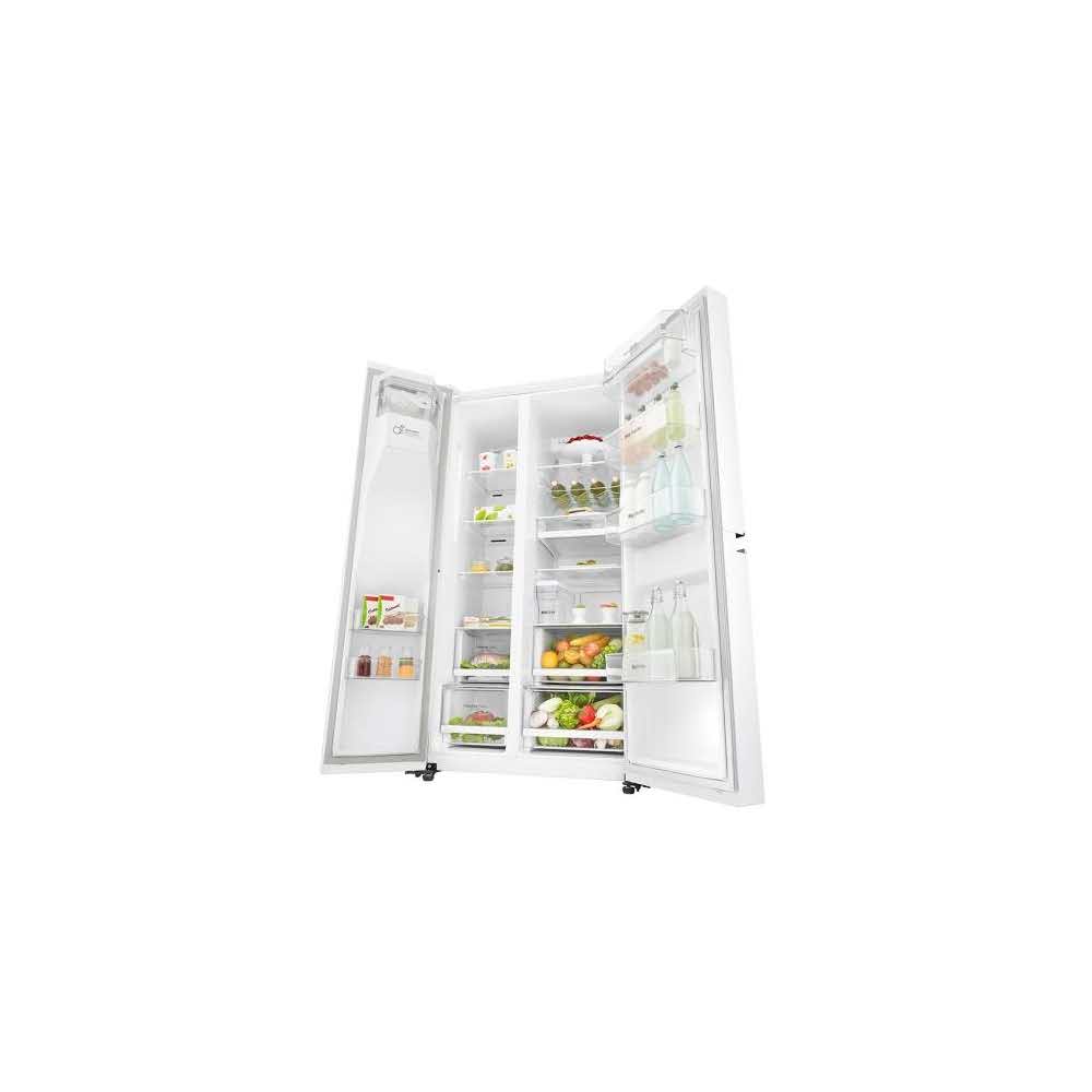 sprzęt AGD 7 alibiuro.pl Lodwka Side by Side LG GSL761SWYV 912mm x 1790mm x 738 mm 405 l Klasa A kolor biay 96