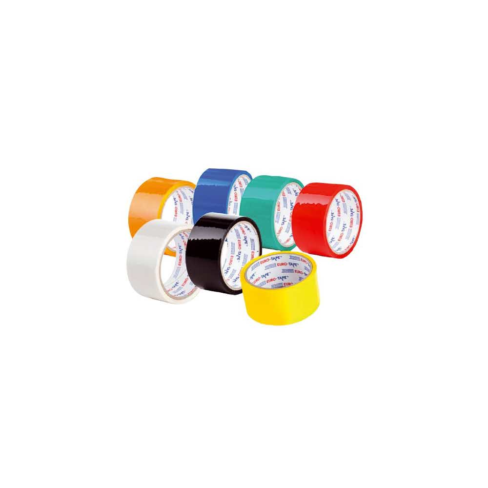sprzęt biurowy 1 alibiuro.pl Tama pakowa kolorowa 48 mm x 50 m EUROTAPE BASIC ty 12