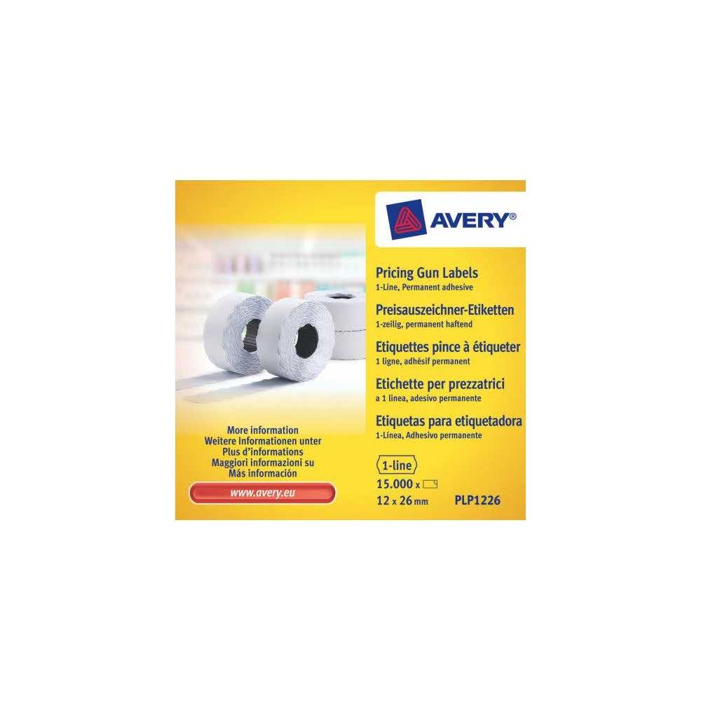 sprzęt biurowy 7 alibiuro.pl AVERY ZWECKFORM ETYKIETA CENOWA W ROLCE PLP1226 29