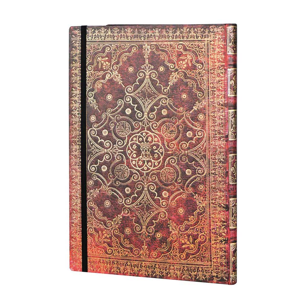 sprzęt biurowy 7 alibiuro.pl Kalendarz paperblanks 2018 Carmine Grande kolor brzowy 95