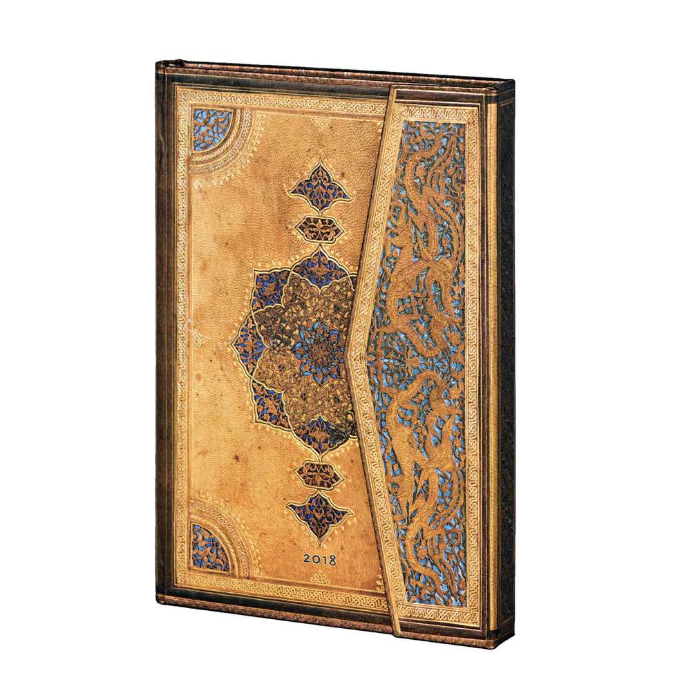 sprzęt biurowy 7 alibiuro.pl Kalendarz paperblanks 2018 Safavid Midi kolor brzowy 50