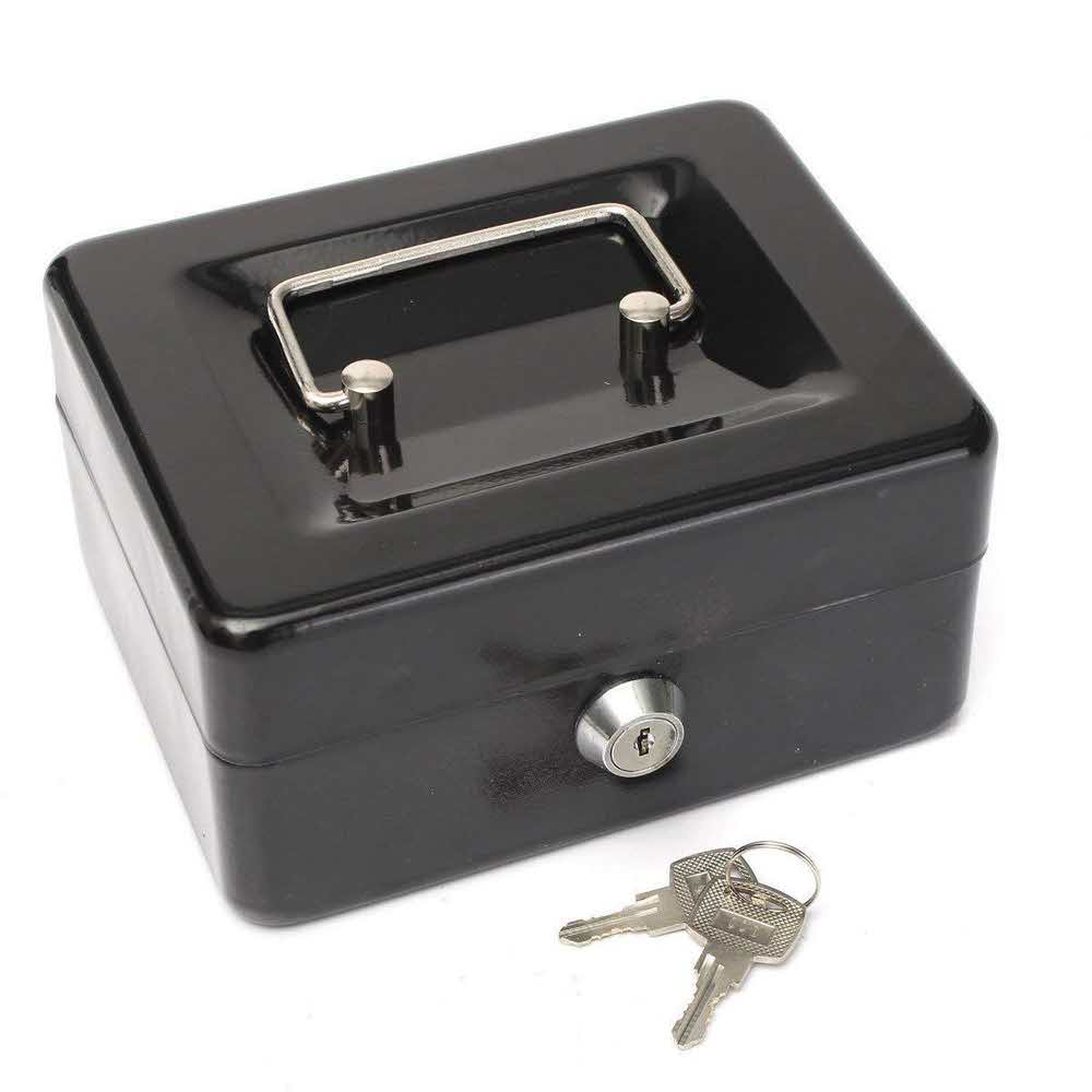 sprzęt biurowy 7 alibiuro.pl Sejf kasetka IBOX ISNK 04BOXSMALL 152mm x 115mm x 80 mm 5