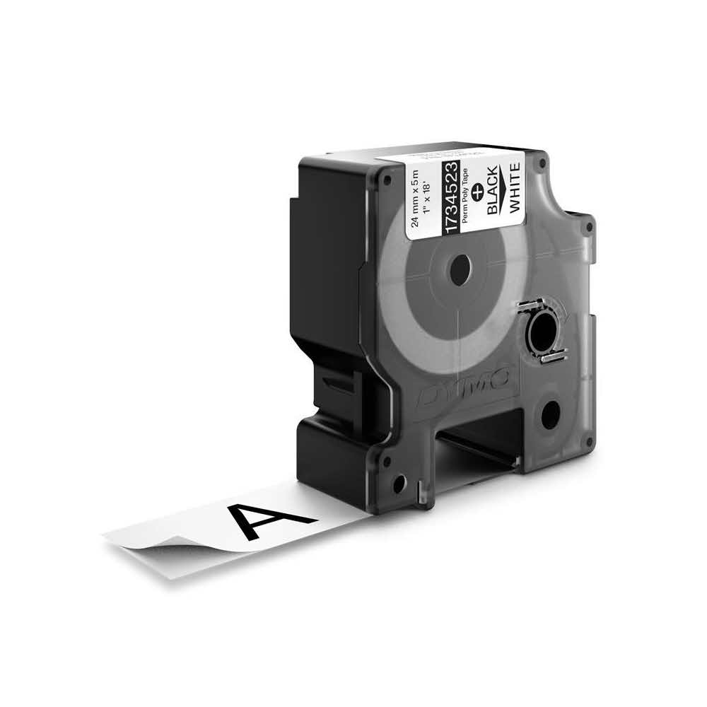 sprzęt biurowy 7 alibiuro.pl Tama Poliestrowe Do drukarek DYMO RHINO czarna biay 1734523 24mm 69