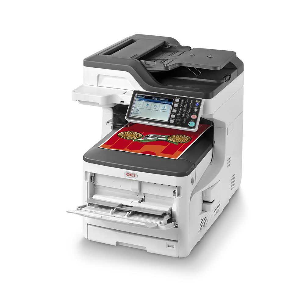 sprzęt biurowy 7 alibiuro.pl Urzdzenie wielofunkcyjne OKI MC873dn 45850621 laserowe kolor A4 Skaner paski 88