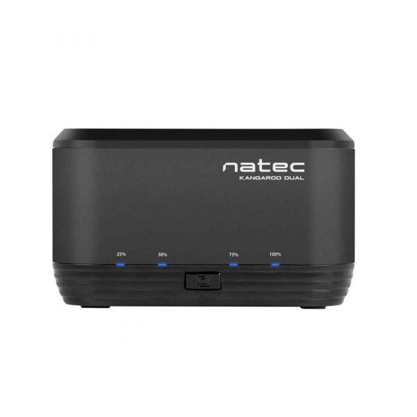 stacje dokujące 7 alibiuro.pl Stacja dokujca NATEC Kangaroo NSD 0955 2.5 Inch 3.5 Inch USB 3.0 czarny 0