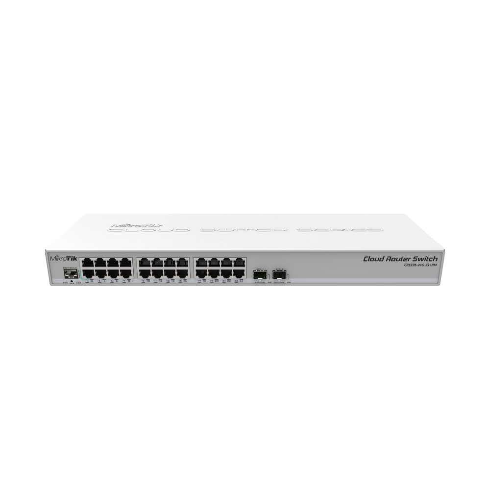 switche 7 alibiuro.pl MikroTik CRS326 24G 2S RM Switch 24x RJ45 1000Mb s 12