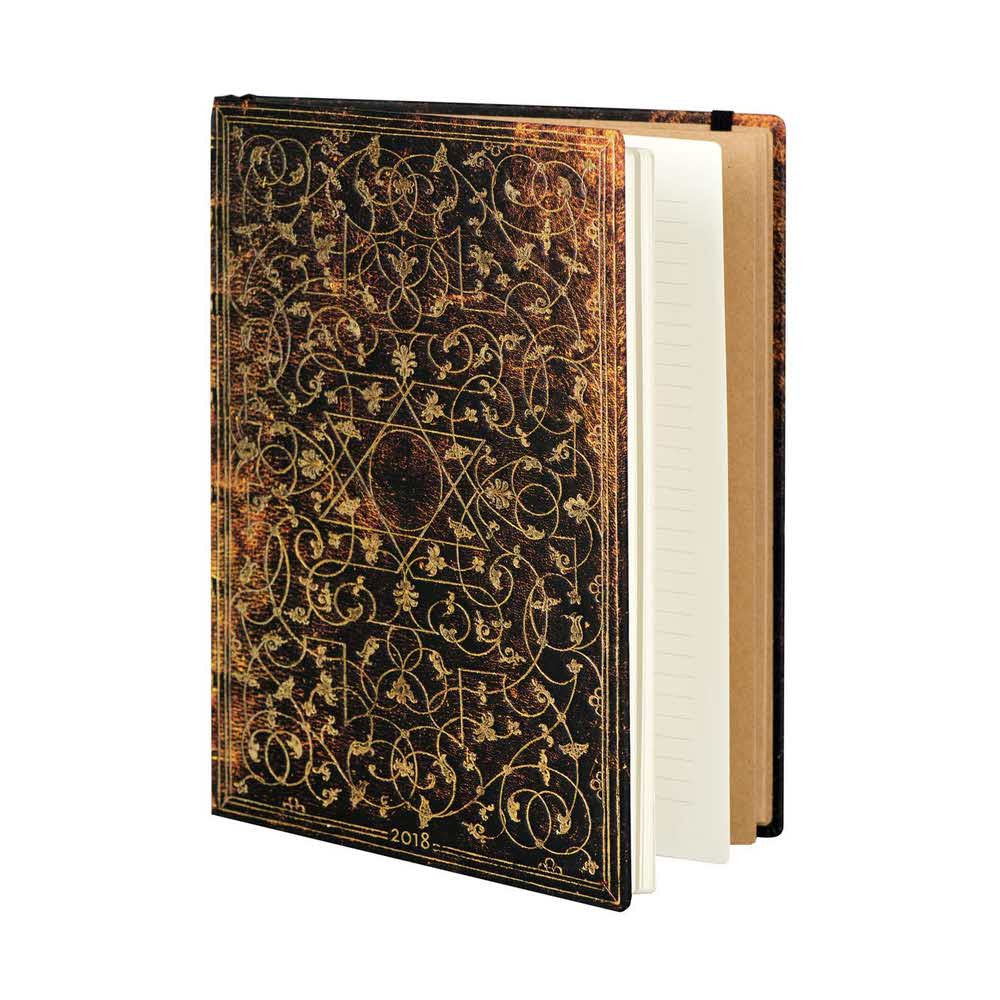 terminarz 7 alibiuro.pl Kalendarz paperblanks 2018 Grolier Ultra kolor brzowy 5