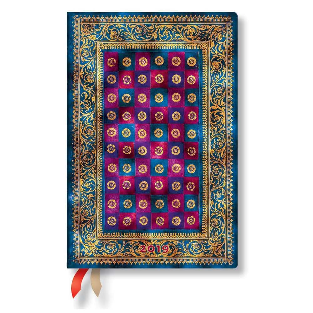 terminarz 7 alibiuro.pl Kalendarz paperblanks 2019 Celeste Mini kolor niebieski 12