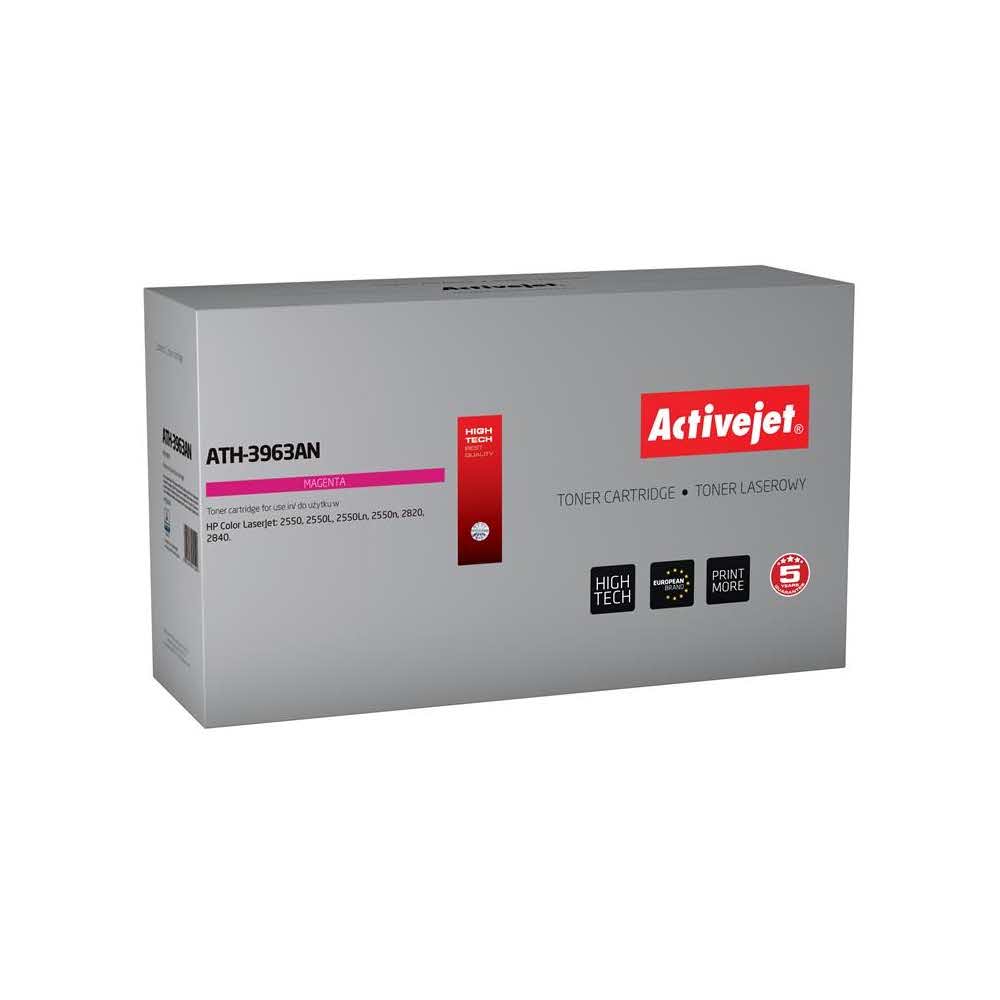 tonery 7 alibiuro.pl Toner Activejet ATH 3963AN zamiennik HP 122A Q3963A Canon CRG 701M Premium 4000 stron czerwony 37