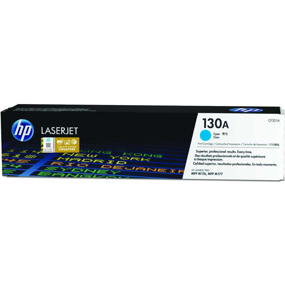 tonery 7 alibiuro.pl Toner HP CF351A orygina HP130A HP 130A 1000 stron niebieski 0