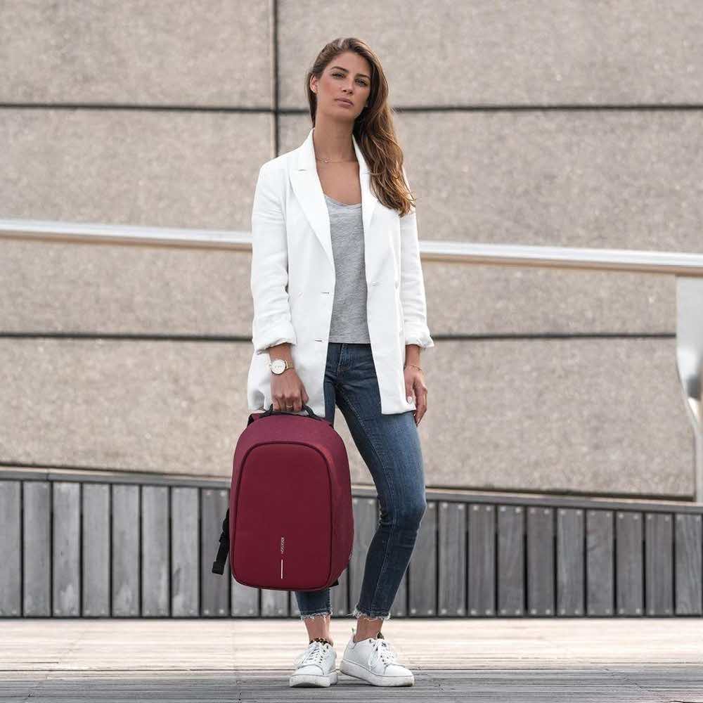 torby i plecaki 7 alibiuro.pl XD DESIGN PLECAK ANTYKRADZIEOWY BOBBY HERO SMALL CZERWONY P N P705.704 30