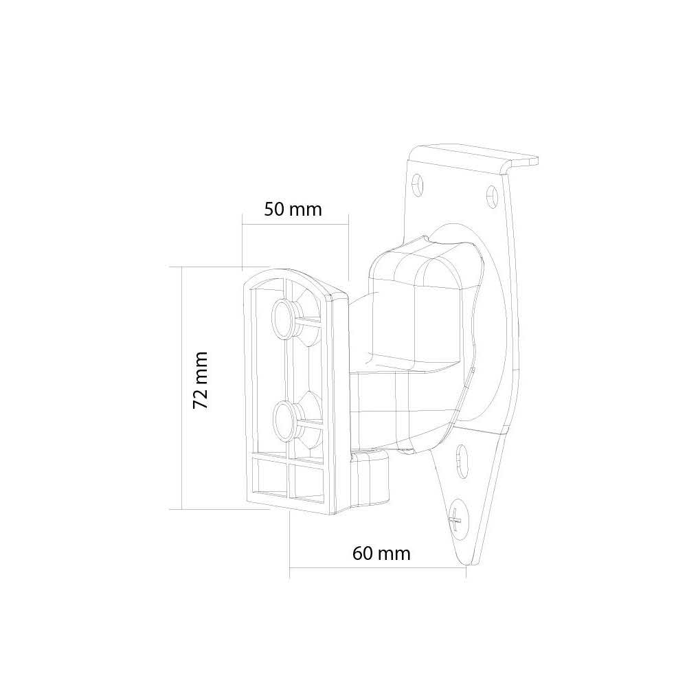 uchwyty głośnikowe 7 alibiuro.pl Uchwyt cienne do gonika Sonos Play 1 NEWSTAR NM WS100WHITE kolor biay 51