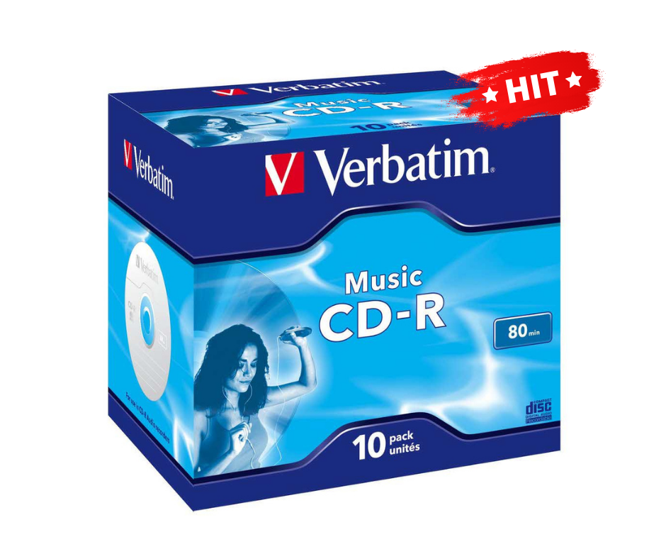 Płyta CD Verbatim 43365 700MB, 4x, 10szt., Jewel Case