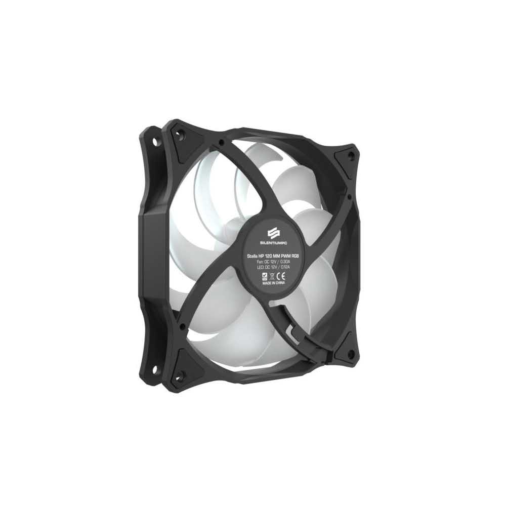 wentylatory 7 alibiuro.pl Wentylator do obudowy SilentiumPC Stella HP RGB 120 PWM SPC234 120 mm 2300 obr min RGB 75