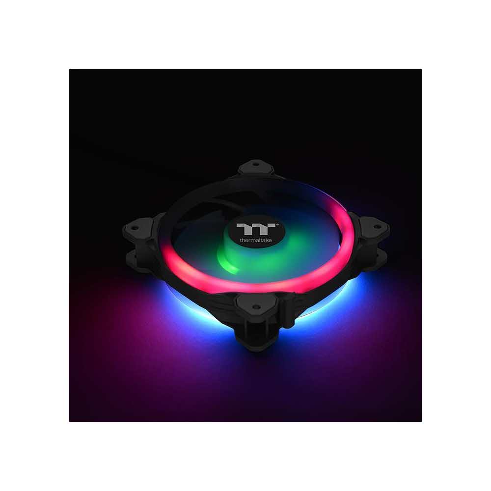 wentylatory 7 alibiuro.pl Wentylator do obudowy Thermaltake Riing Trio CL F077 PL14SW A 140 mm 1400 obr min LED 1