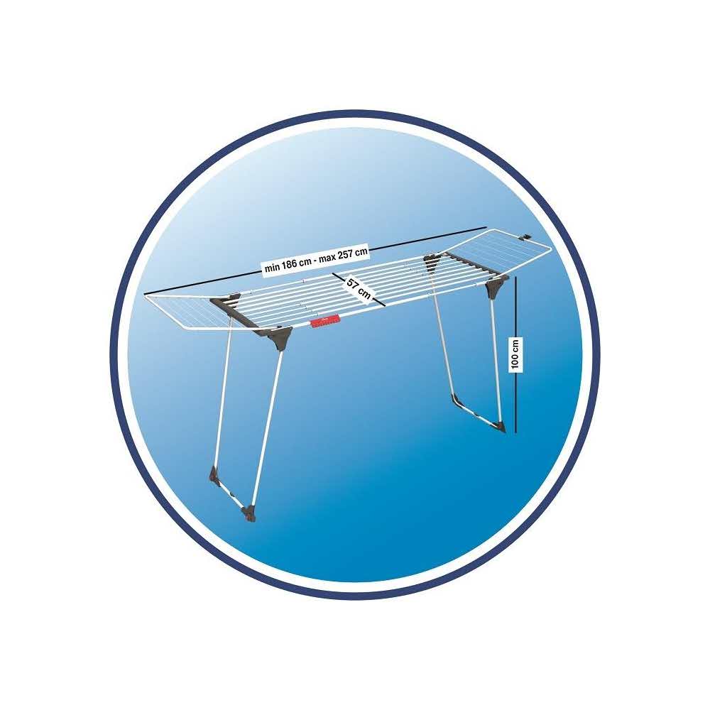 wyposażenie 7 alibiuro.pl Suszarka na pranie VILEDA Infinity 157231 wewntrzna stojca kolor biay 95