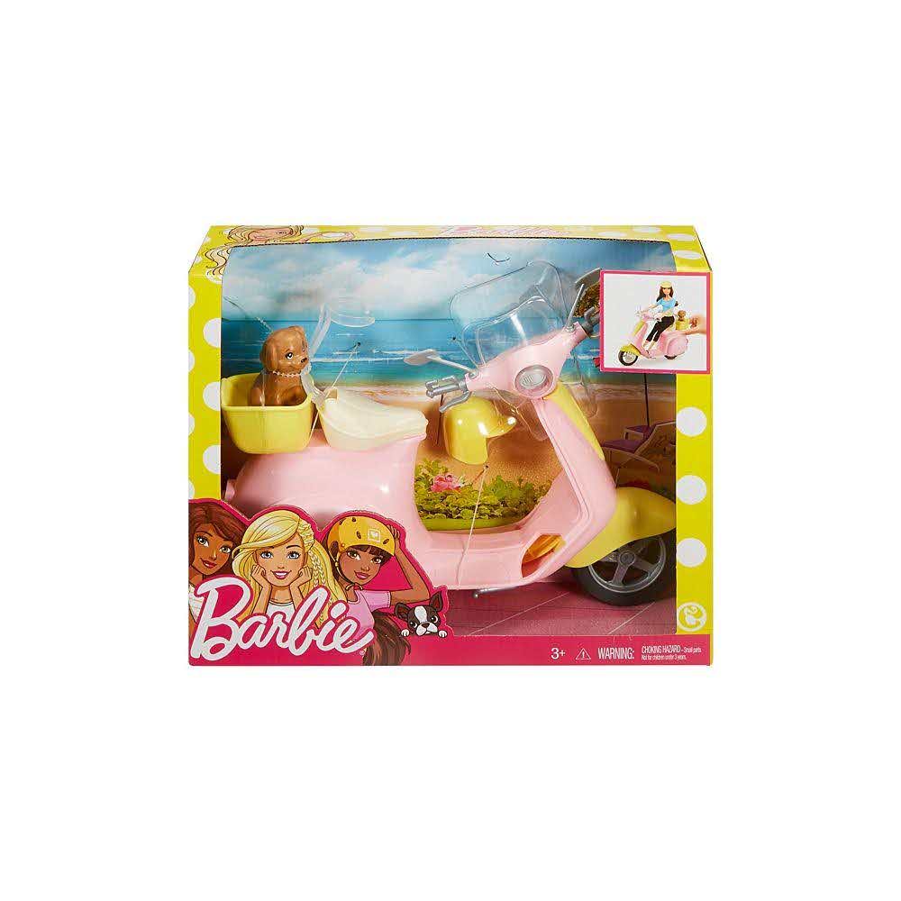zabawki 7 alibiuro.pl Skuter ze szczeniaczkiem dla lalki Barbie MATTEL FRP56 Od 3 lat 62