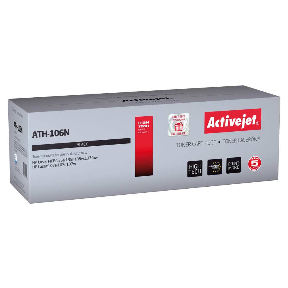 zaopatrzenie dla biura 7 alibiuro.pl ActiveJet ATH 106N toner laserowy do drukarki HP zamiennik W1106A 25