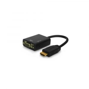 zaopatrzenie dla biura 7 alibiuro.pl Adapter SAVIO cl 23 HDMI M D Sub VGA F 0 20m kolor czarny 75