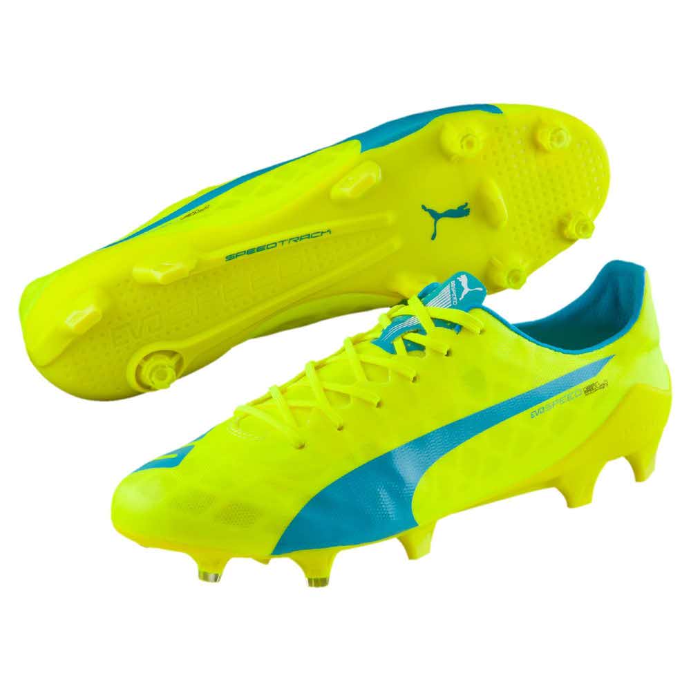 zaopatrzenie dla biura 7 alibiuro.pl Buty pilkarskie Puma Evo Speed 1 4 LTH FG zlto nie 85