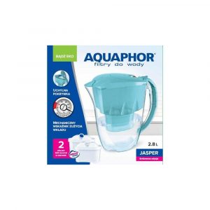 zaopatrzenie dla biura 7 alibiuro.pl Dzbanek Aquaphor Jasper 2 8l 2 wk B100 25 Mg lazurowy 84