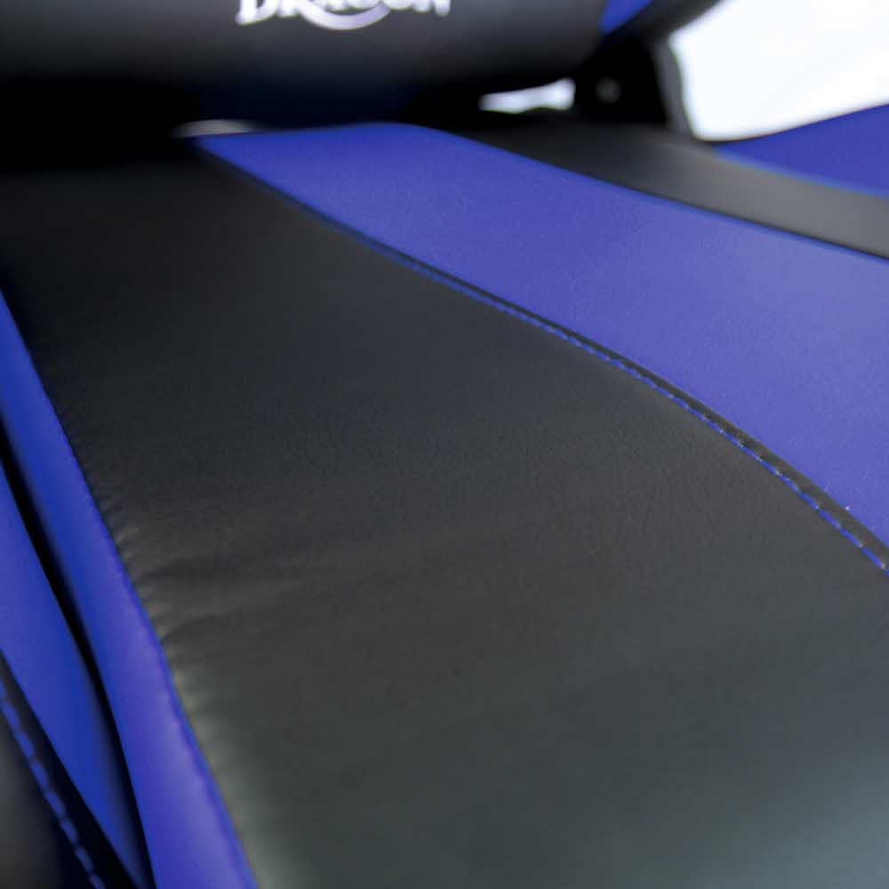 zaopatrzenie dla biura 7 alibiuro.pl Fotel gamingowy WARRIOR CHAIRS Dragon 5903293761045 kolor niebieski 4