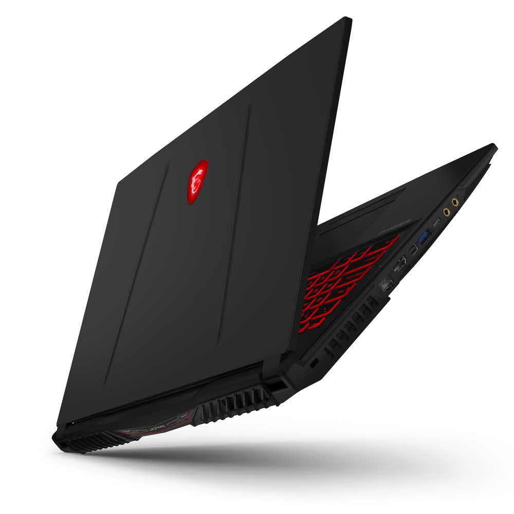 zaopatrzenie dla biura 7 alibiuro.pl MSI 10SCSR 035XPL i710750H 17.3 Inch FHD IPS 144Hz 8GB DDR4 2666 512GB NVMe PCIe SSD GTX 1650 Ti 4GB NoOS 16