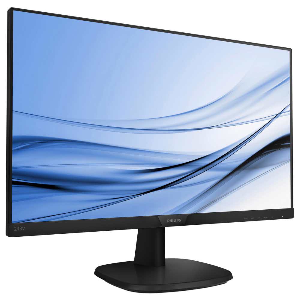 zaopatrzenie dla biura 7 alibiuro.pl Monitor Philips 243V7QDAB 00 23 6 Inch IPS PLS FullHD 1920x1080 HDMI VGA kolor czarny 69