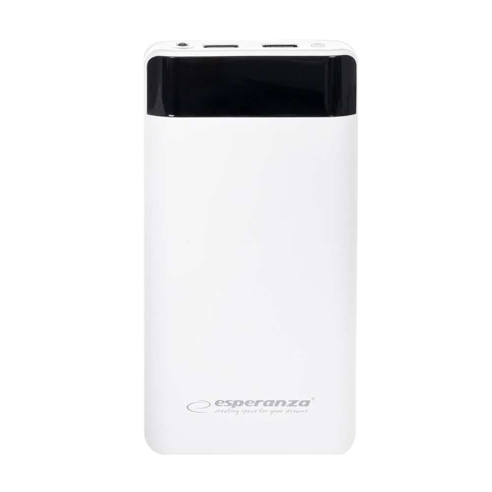 zaopatrzenie dla biura 7 alibiuro.pl PowerBank Esperanza PHOTON EMP120W 17000mAh microUSB USB 2.0 kolor biay 99