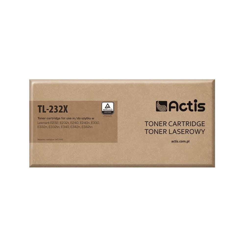 zaopatrzenie dla biura 7 alibiuro.pl Toner ACTIS TL 232X zamiennik Lexmark 24016SE 34016SE Standard 6000 stron czarny 45