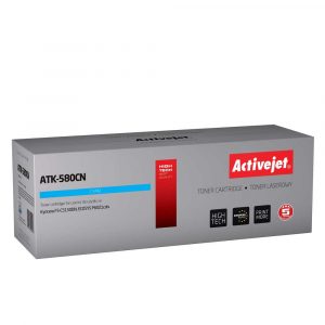 zaopatrzenie dla biura 7 alibiuro.pl Toner Activejet ATK 580CN zamiennik Kyocera TK 580C Supreme 2800 stron niebieski 99