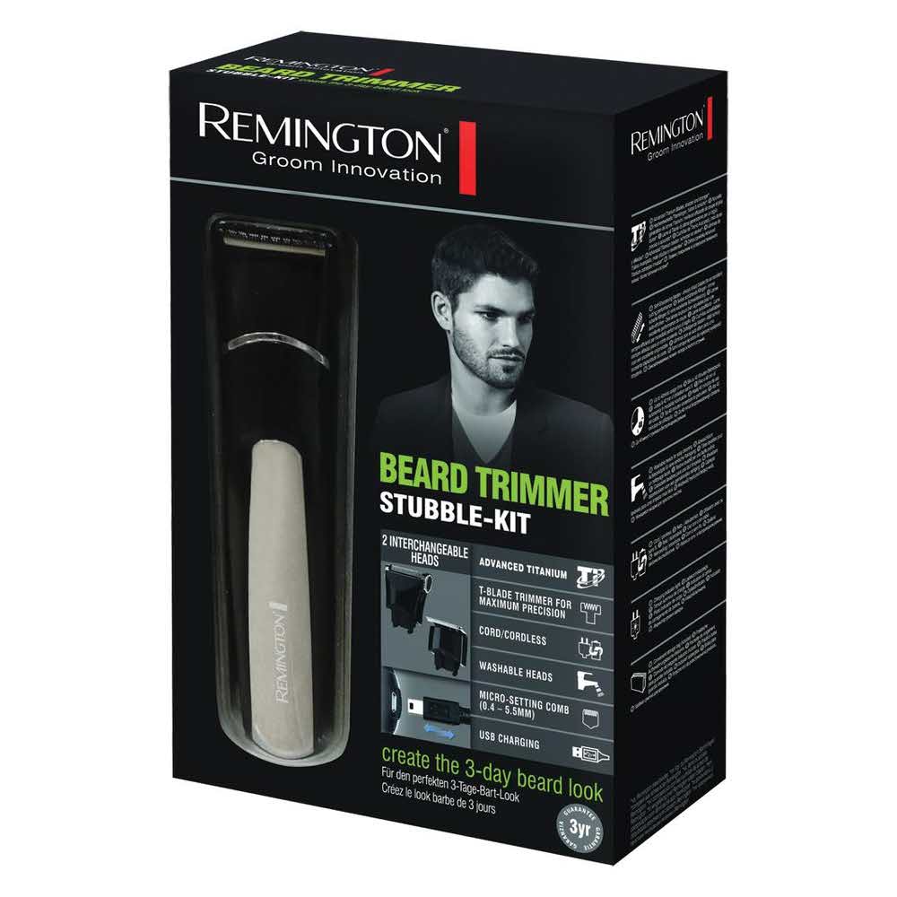 zaopatrzenie dla biura 7 alibiuro.pl Trymer REMINGTON MB4110 Stubble Kit kolor czarny 81